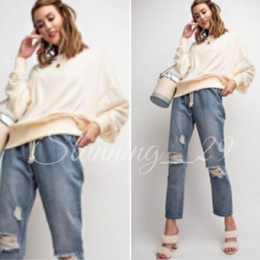 🆕️5☆MUST HAVE VANILLA HACCI  PULLOVER TOP